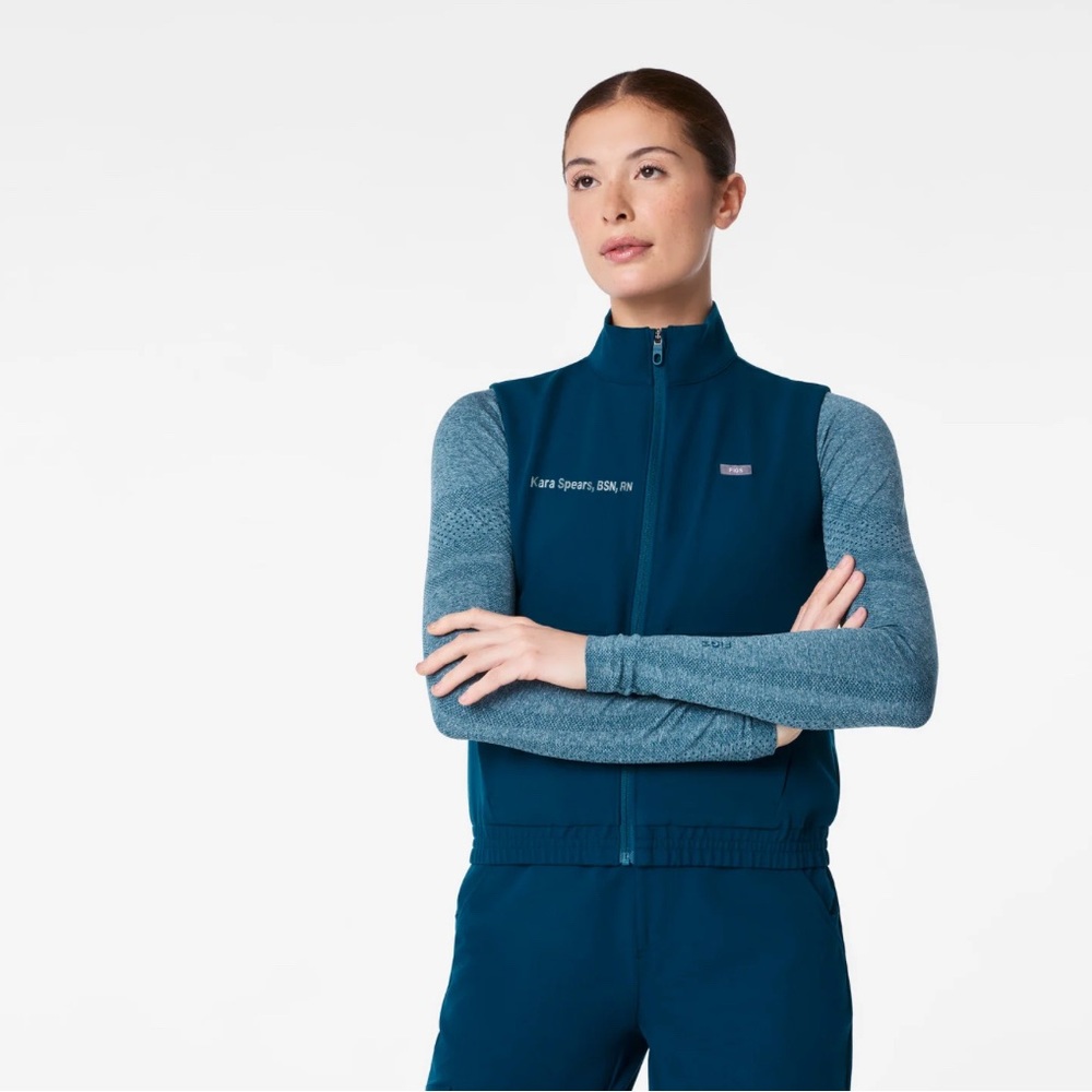 FIGS Deep Reef Zip-Up Vest